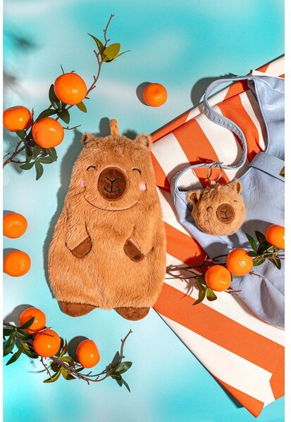 Borsa dell'acqua calda beige Coco Capybara – Sass & Belle