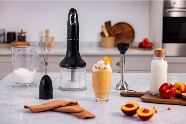 Frullatore a immersione nero 50's Retro Style - SMEG