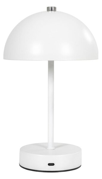 Lampada da tavolo a LED bianca (altezza 25 cm) Holt - House Nordic