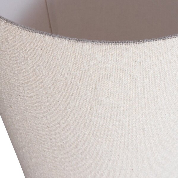 Lampada da terra beige con paralume in tessuto (altezza totale 187 cm) Loft – WOOOD