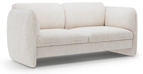 Divano color crema con rivestimento in ciniglia 168 cm Georgia – Micadoni