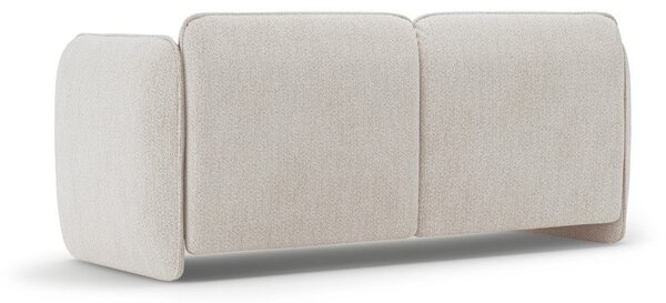 Divano color crema con rivestimento in ciniglia 168 cm Georgia – Micadoni