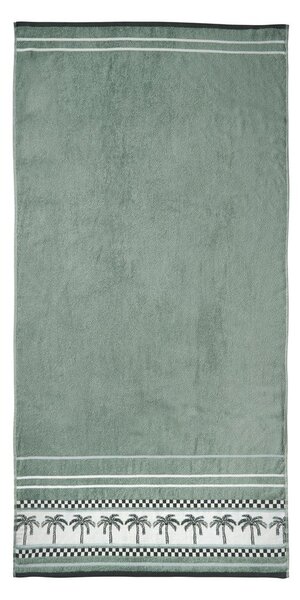 Telo mare verde in cotone 90x180 cm Palm Trees – Catherine Lansfield