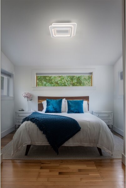 Osram - Plafoniera LED dimmerabile con ventilatore da soffitto LED/55W/230V bianco + telecomando
