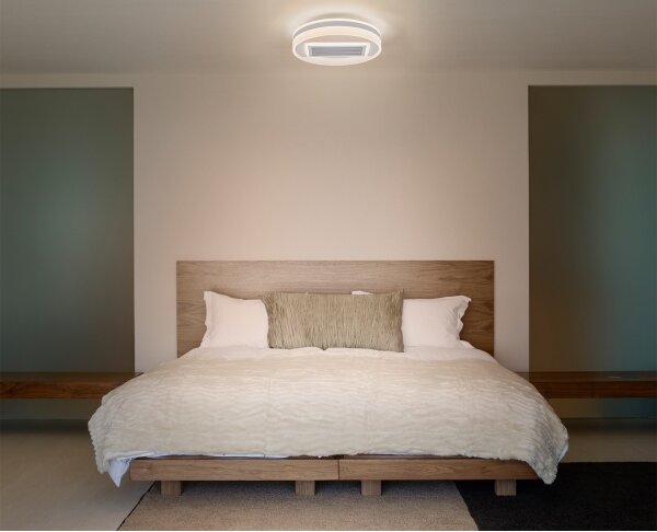 Osram - Plafoniera LED dimmerabile con ventilatore LED/55W/230V bianco + telecomando
