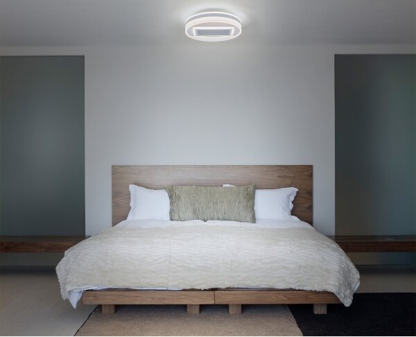Osram - Plafoniera LED dimmerabile con ventilatore LED/55W/230V bianco + telecomando