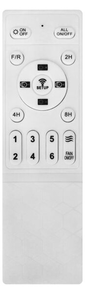 Osram - Plafoniera LED dimmerabile con ventilatore LED/55W/230V bianco + telecomando