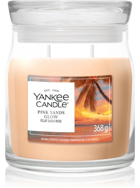 Yankee Candle Pink Sands Glow candela profumata 368 g