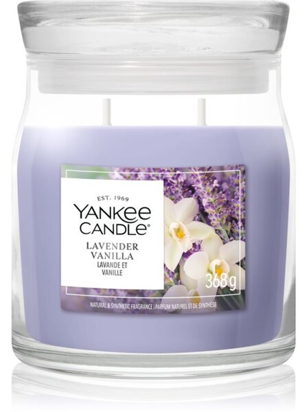 Yankee Candle Lavender Vanilla candela profumata 268 g