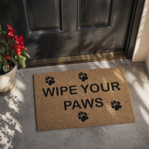 Zerbino in cocco 40x60 cm Wipe Your Paws - Artsy Doormats