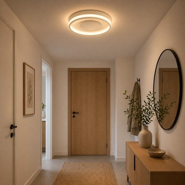 Brilliant - Plafoniera LED REVOLA LED/33W/230V diam. 40 cm bianca