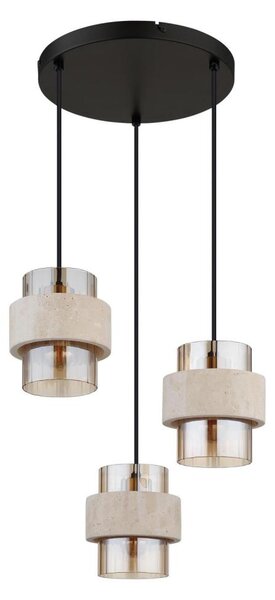 Globo 16090-3HR - Lampadario a sospensione con cavo DAREN 3xE27/40W/230V