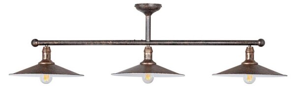 BRILAGI - Lampadario a stelo FORGE 3xE27/60W/230V rame/patina