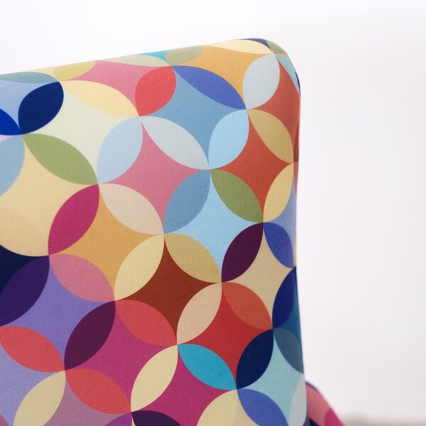 Poltrona Miss tessuto multicolor