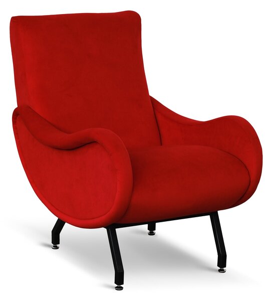 Poltrona Miss in Velluto Colorato Premium - Design Iconico Anni 50