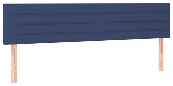 Testiera Blu 180x5x78/88 cm in Tessuto