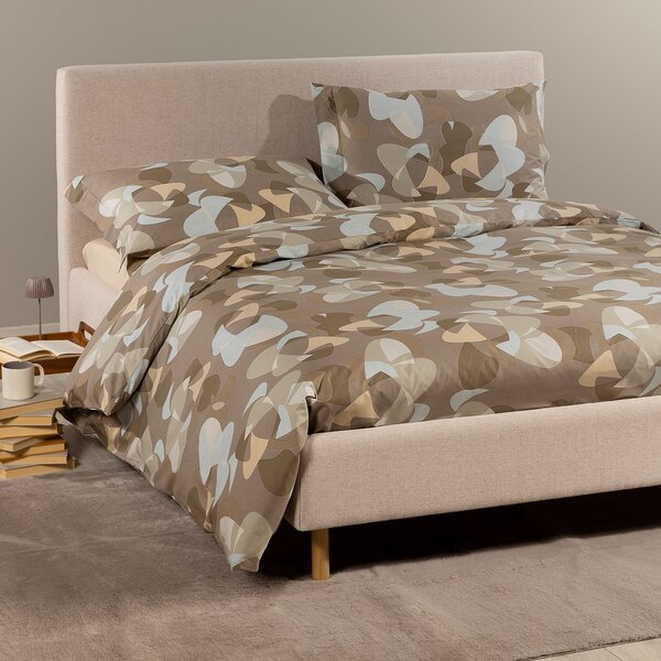 Completo Copripiumino MATRIMONIALE York GINGER Cotone Caleffi