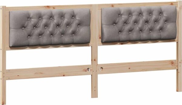 Testiera Altro Marrone e taupe 180 cm Legno di pino massello
