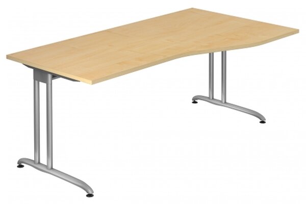 Scrivania Bela 180 X 100 acero