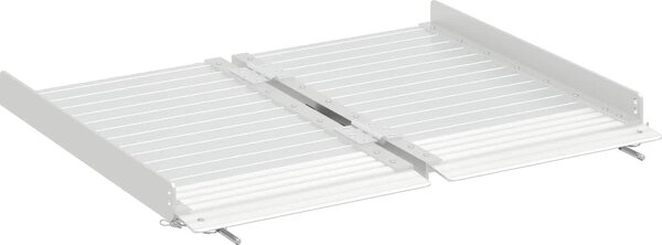 Rampa per sedia a rotelle 270 kg Argento 62 x 73 x 5 cm