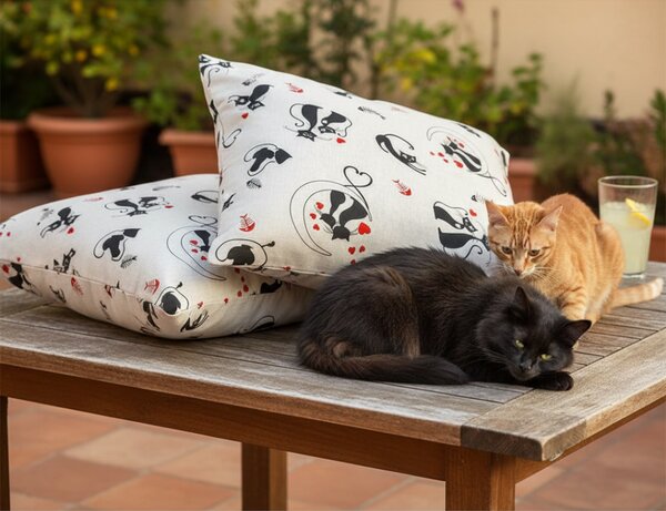 Federa cuscino Black cats