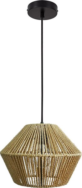 Lampada a sospensione in carta intrecciata Kirito Natural