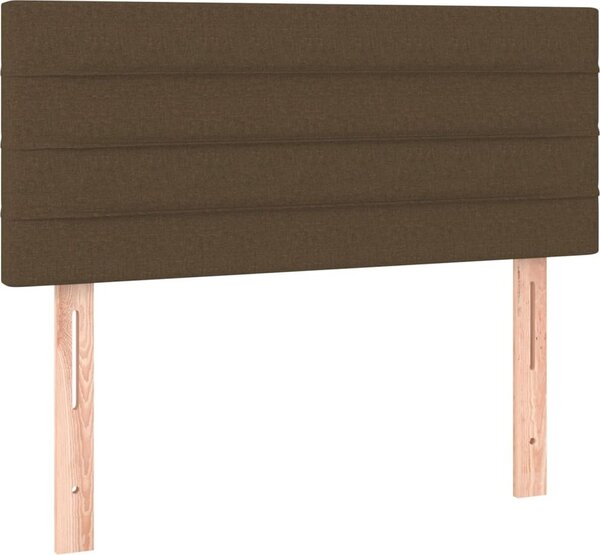 Testiera Marrone Scuro 80x5x78/88 cm in Tessuto