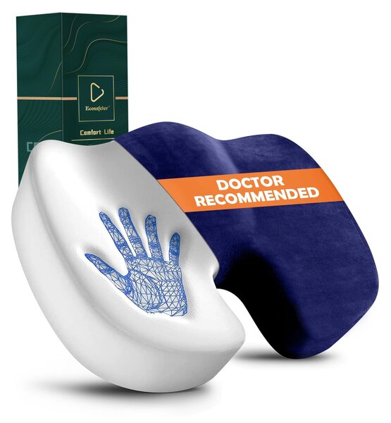 Cuscino ergonomico in schiuma viscoelastica per sedia da ufficio