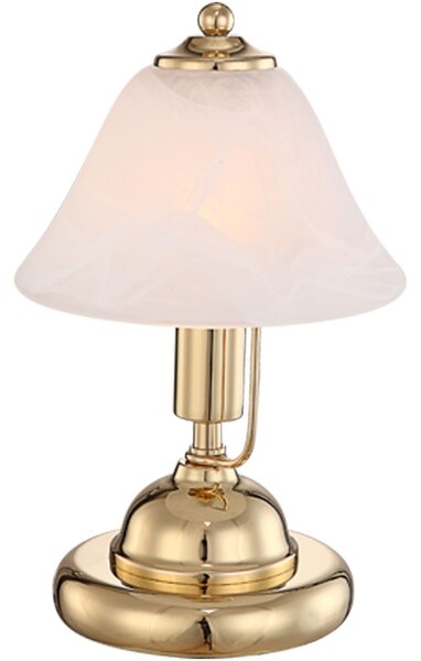 Globo Lighting lampada da tavolo in metallo color ottone, 1x E14