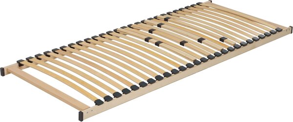 BELIANI Materasso a doghe in legno chiaro 80 x 200 cm struttura in legno 30 doghe a molle camera da letto