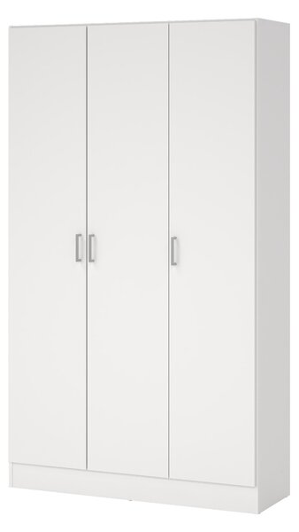 Armadio bianco 3 ante salvaspazio 109x180h cm - Ranuncolo