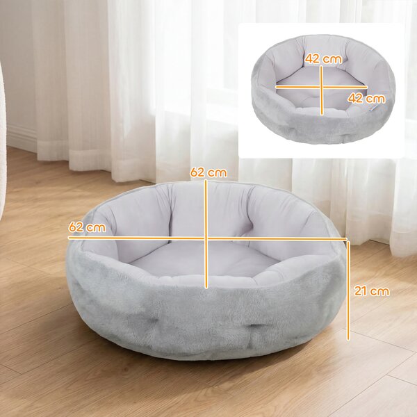 PawHut Letto Reversibile per Gatti, Letto per Cani di Piccola Taglia da Interno | Aosom Italy