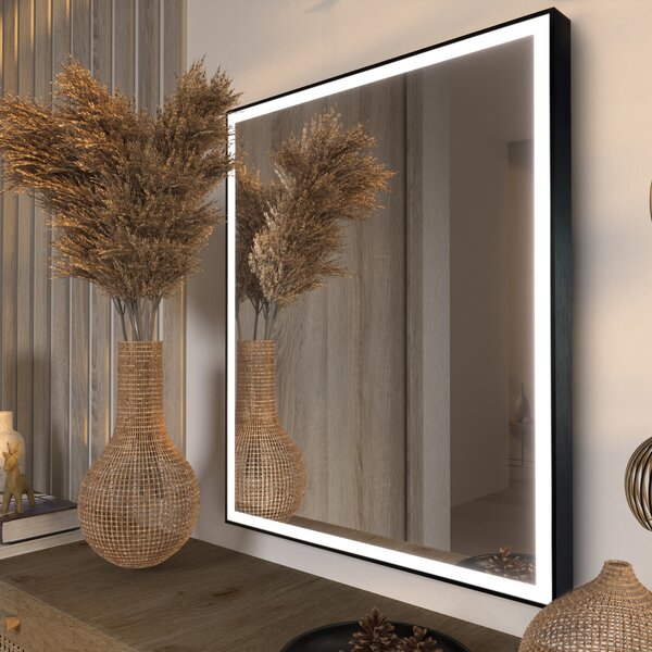 Specchio LED in cornice per bagno M1