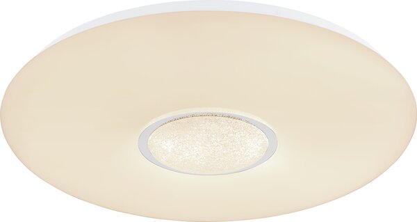 Globo Lighting plafoniera in metallo bianco, LED