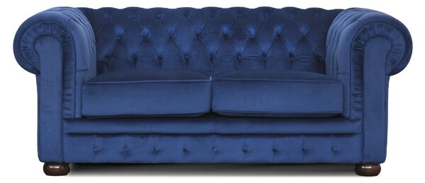 Divano Chesterfield in Velluto Premium – Stile Iconico, Finiture di Pregio