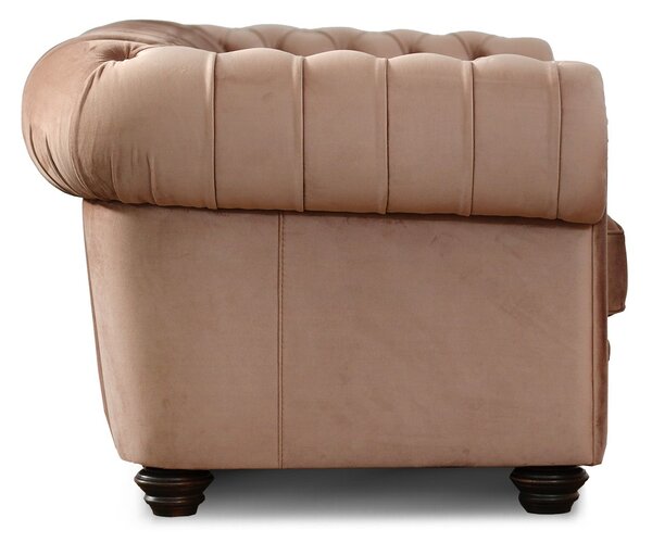 Divano Chesterfield in Velluto Premium – Stile Iconico, Finiture di Pregio
