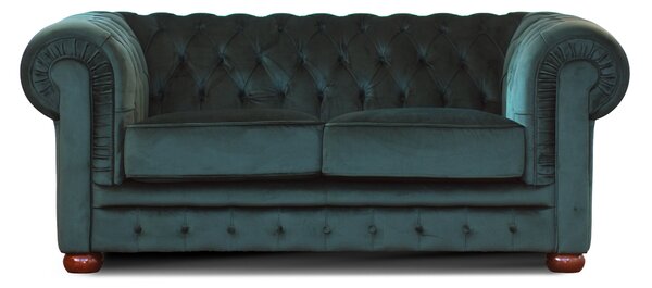 Divano Chesterfield in Velluto Premium – Stile Iconico, Finiture di Pregio