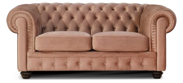 Divano Chesterfield in Velluto Premium – Stile Iconico, Finiture di Pregio