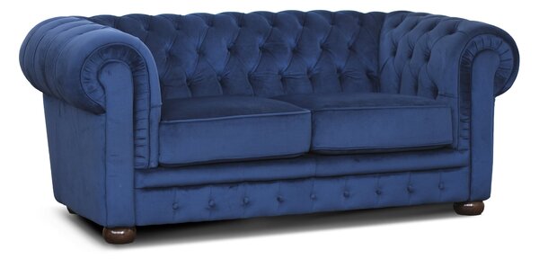 Divano Chesterfield in Velluto Premium – Stile Iconico, Finiture di Pregio