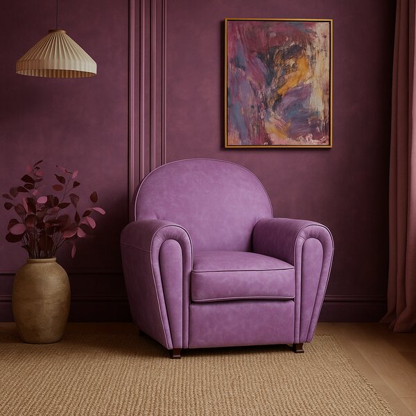 Poltrona Luxury in Pelle Primo Fiore Premium - Design Iconico