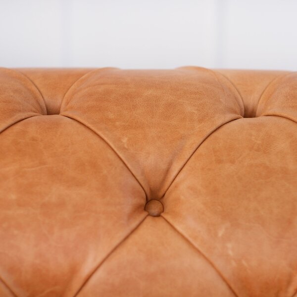 Divano Nemo Chesterfield in Pelle Primo Fiore Premium - Design Iconico