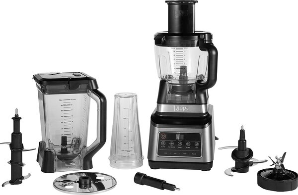 Ninja Robot da Cucina Multifunzione Capacit 1,8 Litri Potenza 1200 Watt colore Nero Argento - BN800EU