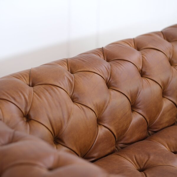 Divano Nemo Chesterfield in Pelle Primo Fiore Premium - Design Iconico