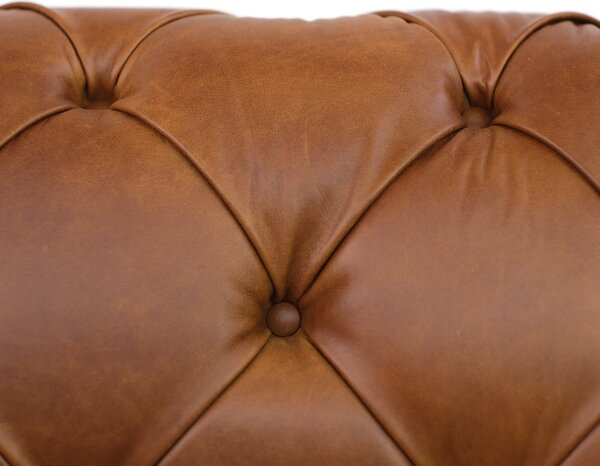 Divano Nemo Chesterfield in Pelle Primo Fiore Premium - Design Iconico