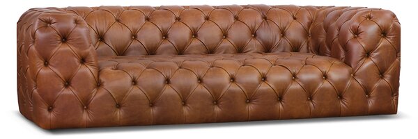 Divano Nemo Chesterfield in Pelle Primo Fiore Premium - Design Iconico