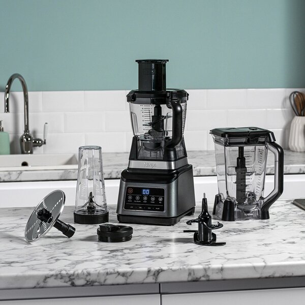Ninja Robot da Cucina Multifunzione Capacit 1,8 Litri Potenza 1200 Watt colore Nero Argento - BN800EU