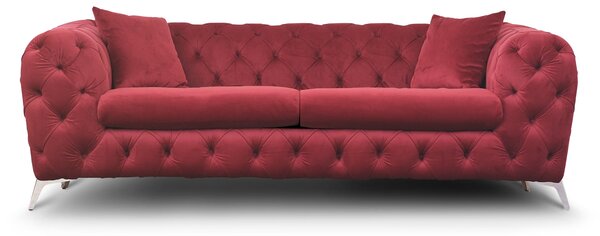 Divano Itaca Chesterfield in Velluto Premium - Iconico, Finiture di Pregio
