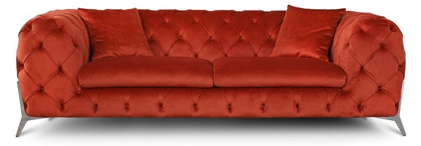 Divano Itaca Chesterfield in Velluto Premium - Iconico, Finiture di Pregio