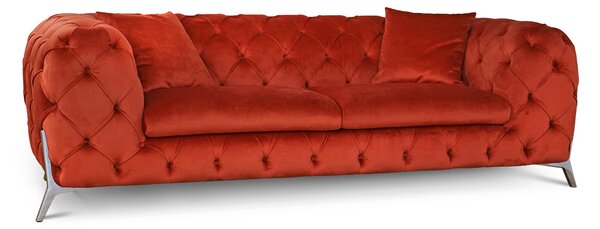 Divano Itaca Chesterfield in Velluto Premium - Iconico, Finiture di Pregio