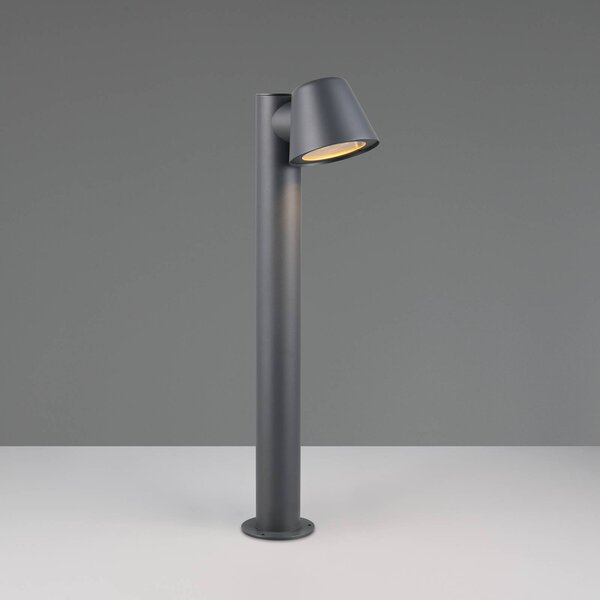 Trio Lighting Lampione da giardino Beni, dimmerabile, Nero, Metallo, Moderno, Lampada da esterni